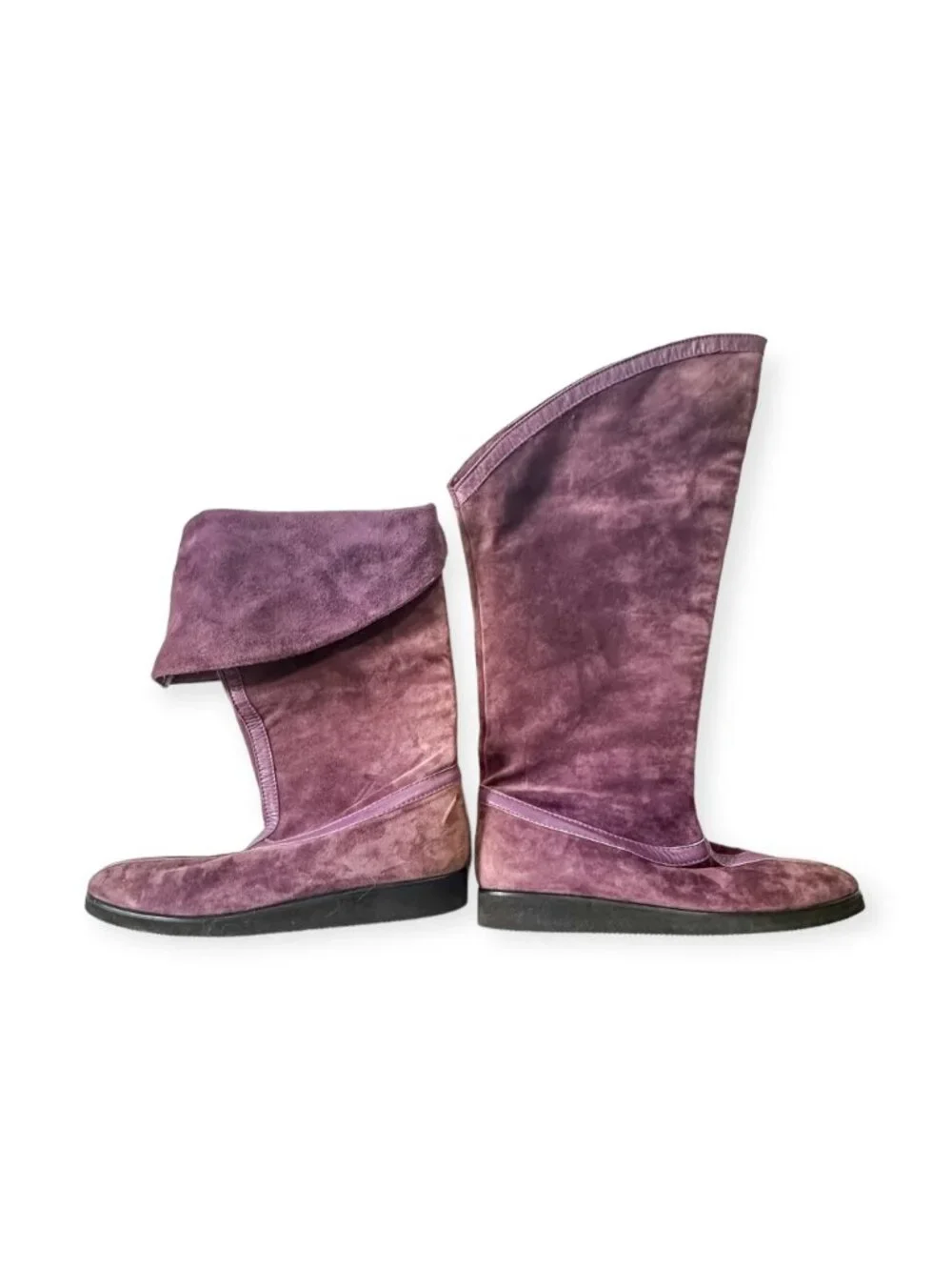Vintage Rare Kansai by Giancolombo Purple Suede Boots